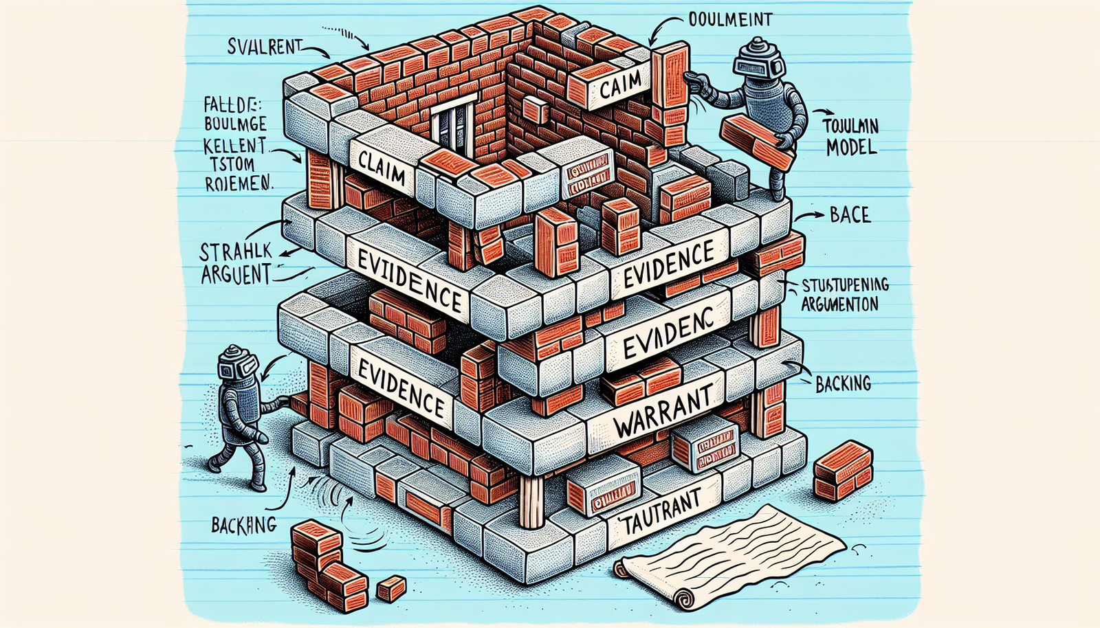 Illustratie van het gebruik in academisch schrijven en onderzoek