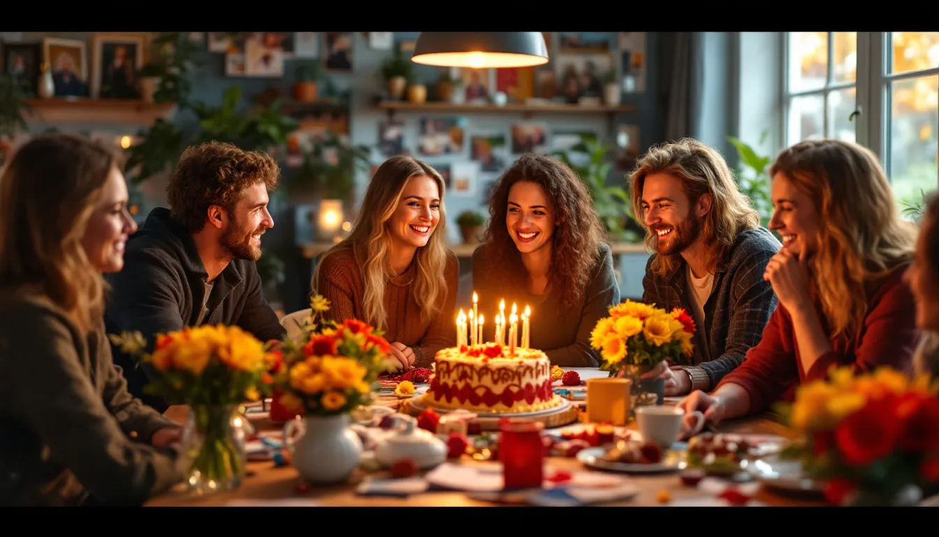 Wenskaarten en cadeaus voor een vertrekkende collega.